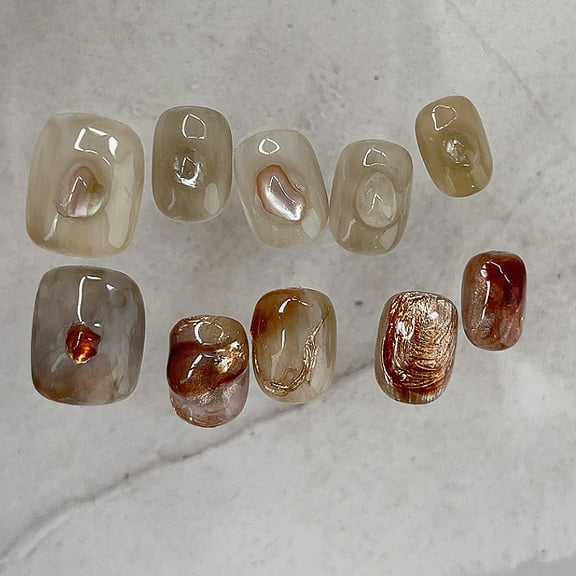 Autumn And Winter White AB Relief Magic Mirror Effect Powder Wear Armor