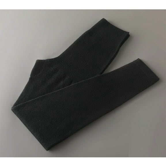 Autumn And Winter Women's Woollen Pants Warm Keeping Nine Point Leggings 1773656642700535