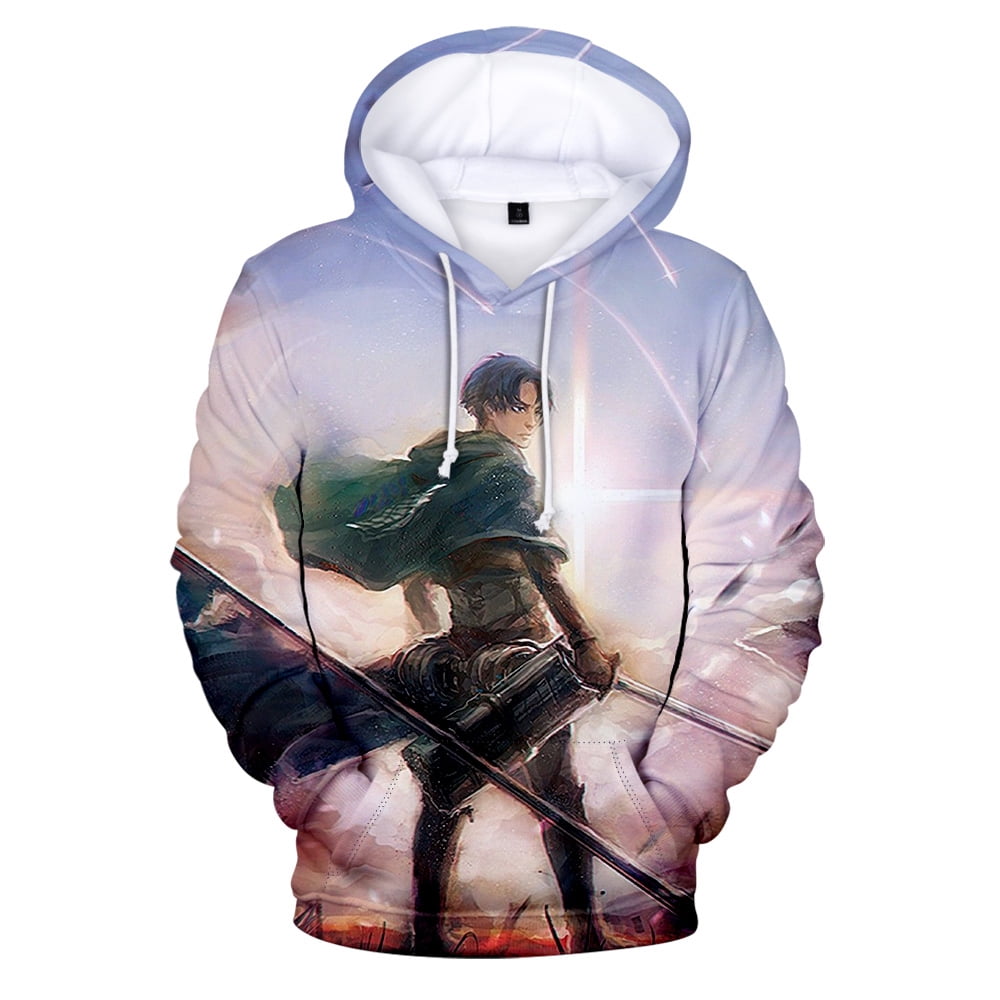 Men's Hoodie Attack On Titan Scout Regiment Anime Fans Collaborative Content Creation Clothes Gray Price In UAE | Amazon UAE - Foto 13