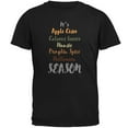 thumbnail image 1 of Autumn Apple Pumpkin Leaves Hoodie Season Mens T Shirt Black LG, 1 of 1