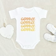 Autumn Baby Clothes - Gobble Gobble Baby Clothes - Thanksgiving Baby Clothes - Fall Baby Clothes