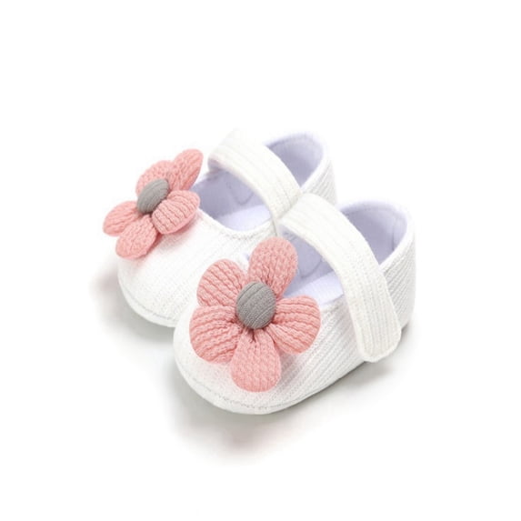 Autumn Baby Girl Anti-Slip Casual Walking Shoes Flower Sneakers Soft Soled First Walkers