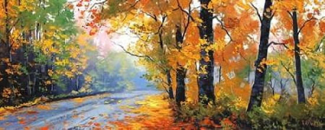Autumn Backlight Canvas Art - Graham Gercken (10 x 20)