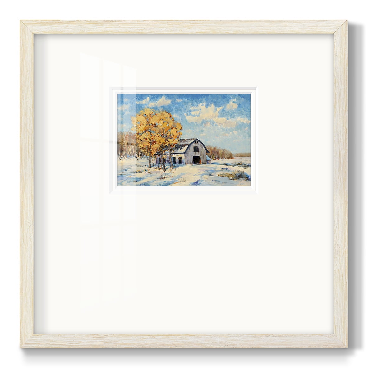 Autumn BarnPremium Framed Print