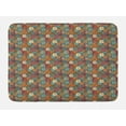 thumbnail image 1 of Autumn Bath Mat, Colorful Round Leaves Art Seasonal Repetition Creative Nature Composition, Plush Bathroom Decor Mat with Non Slip Backing, 29.5" X 17.5", Multicolor, by Ambesonne, 1 of 2