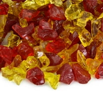 Autumn Blaze Crushed Fire Pit Glass Blend | 3/8"-3/4", 10 lbs