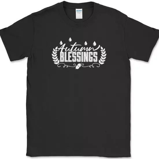 Autumn Blessings T-Shirt Fall Thanksgiving Holiday Always Grateful Tee Unisex S-5XL Hot Trending Shirt, Vintage Birthday Gift