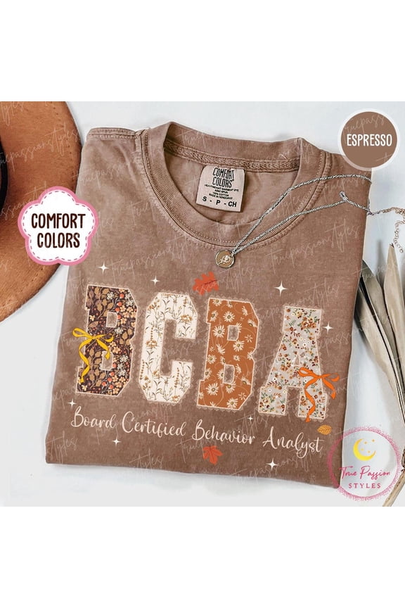 Autumn Board Certified Behavior Analyst Fall Bcba T-Shirt All Size S-3XL