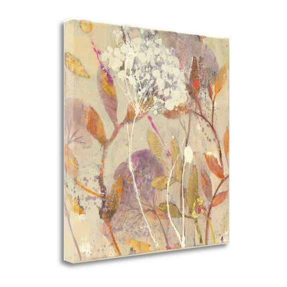 Autumn Botanicals I By Albena Hristova, 35" x 35" Fine Art Giclee Print on Gallery Wrap Canvas, Ready to Hang