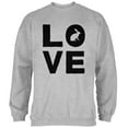 thumbnail image 1 of Autumn Bunny Rabbit Love Mens Sweatshirt Heather 3X-LG, 1 of 1