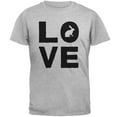 thumbnail image 1 of Autumn Bunny Rabbit Love Mens T Shirt Heather 3X-LG, 1 of 1