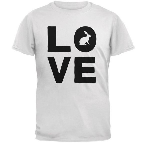 Autumn Bunny Rabbit Love Mens T Shirt White X-LG