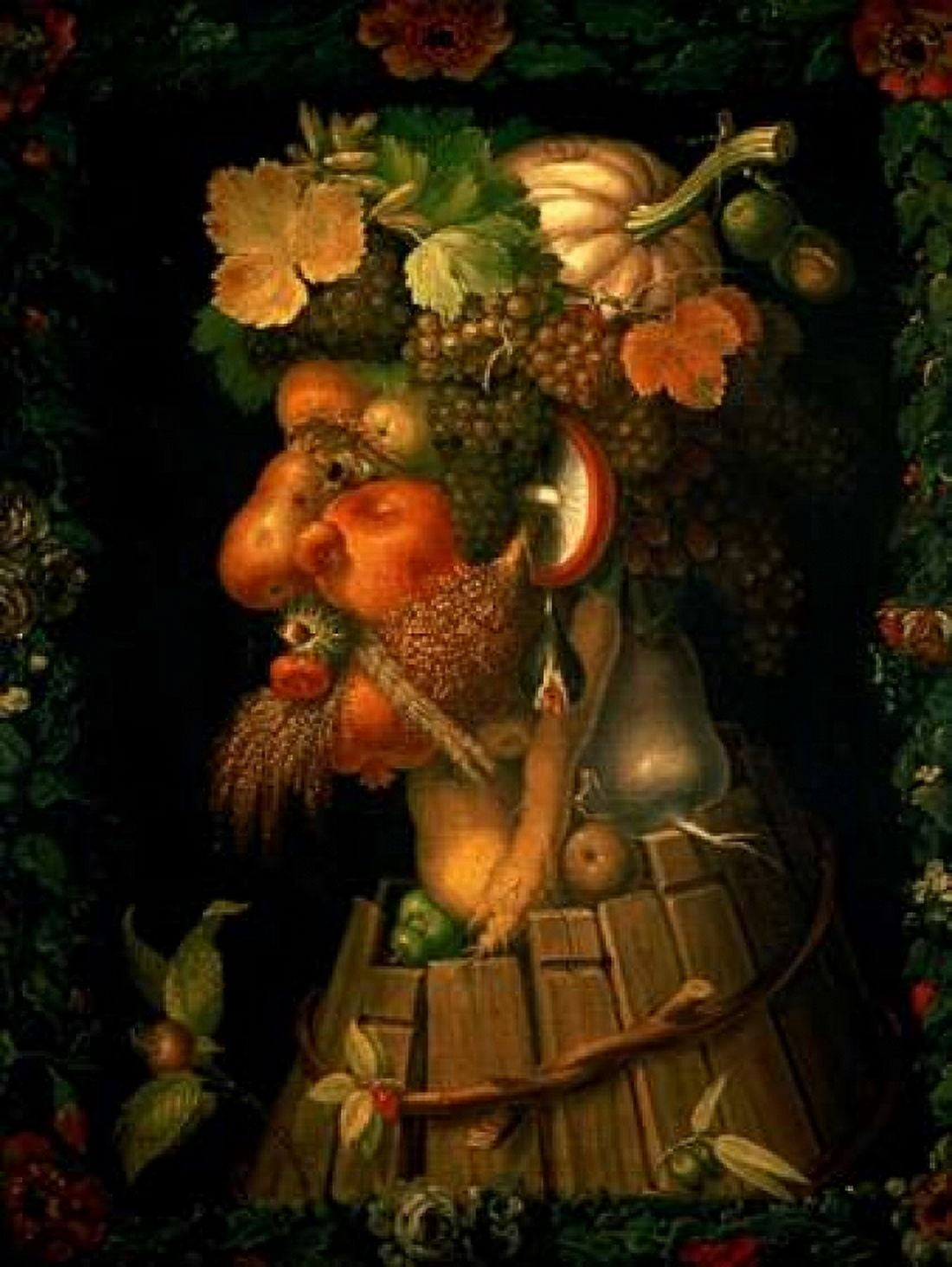 Autumn Canvas Art - Giuseppe Arcimboldo (22 x 28)