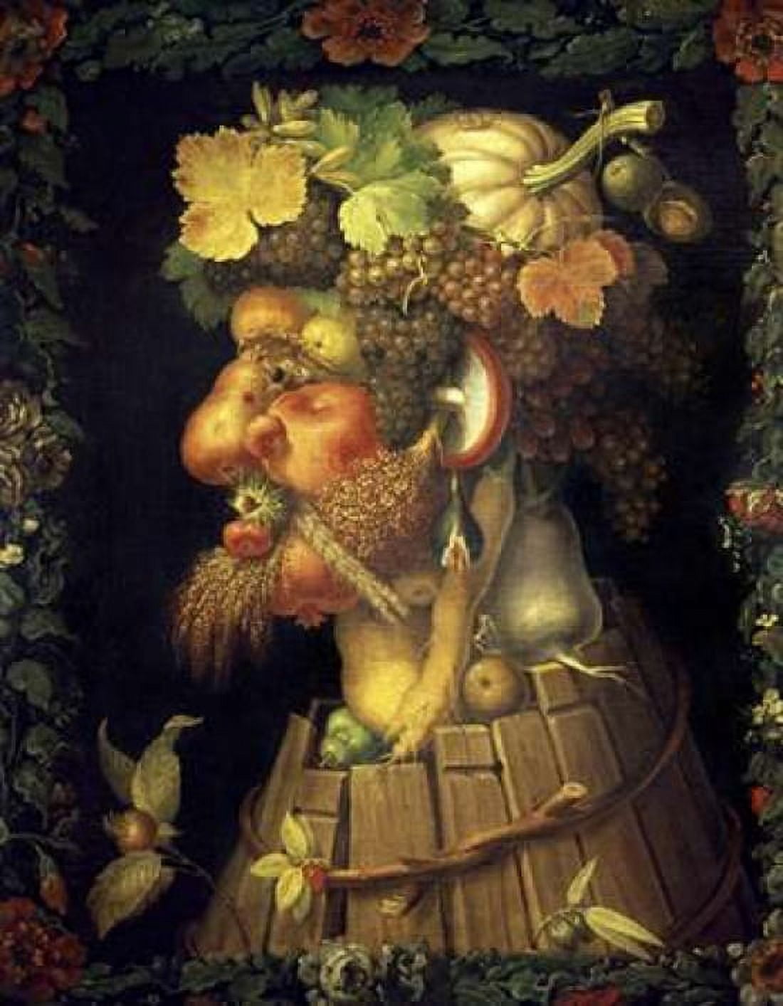 Autumn Canvas Art - Giuseppe Arcimboldo (22 x 28)