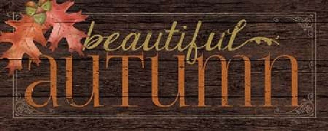 Autumn Canvas Art - Stephanie Marrott (24 x 48)