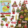 Autumn Christmas Advent Calendar 2024 for Kids, 24 Days Grinch New