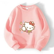 YILANGJIASHANGMAO Autumn Cinnamoroll Sanrio Kawaii My Melody Hello Kitty Anime Children Hoodie Clothing Cute Cartoon Kuromi T Shirt Toys for Kids