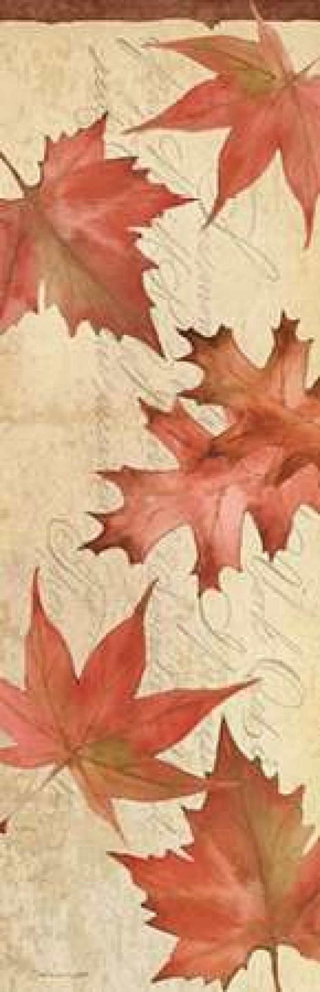 Autumn Collage III Canvas Art - Stephanie Marrott (12 x 36)