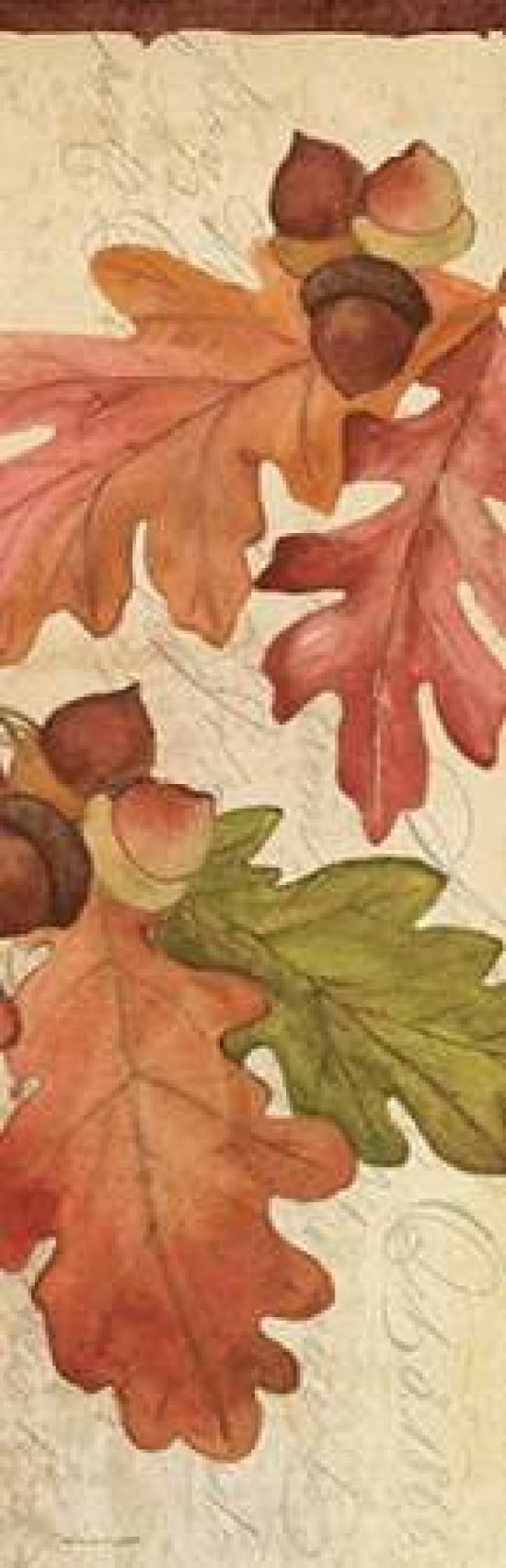 Autumn Collage IV Canvas Art - Stephanie Marrott (12 x 36)