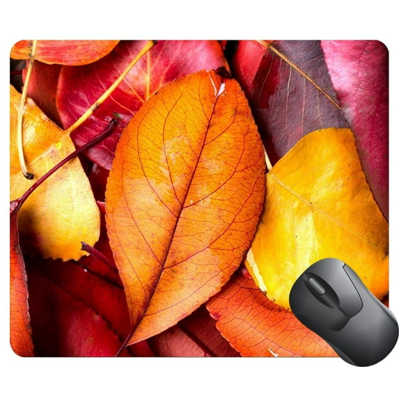 Autumn Colorful autumnal leaves Mouse pads Gaming Mouse Pad 9.84x7.87 inches