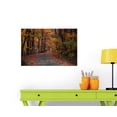 thumbnail image 1 of Autumn Country Road Wall Decal by Wallmonkeys WM163808 (48 in W x 32 in H), 1 of 4