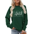 thumbnail image 1 of Autumn Cozy Hooded Sweatshirt for Everyday Casual Wear with Graphic Print Soft Top in Relaxed Fit Winter Ready Women's Pullover Red M, 1 of 4