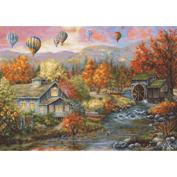 Autumn Creek Mill B616L Counted Cross-Stitch Kit