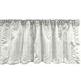 thumbnail image 1 of Ambesonne Autumn Damask Valance Pack of 2, Minimal Vintage Art, 54"X18", White and Pale Coffee, 1 of 2