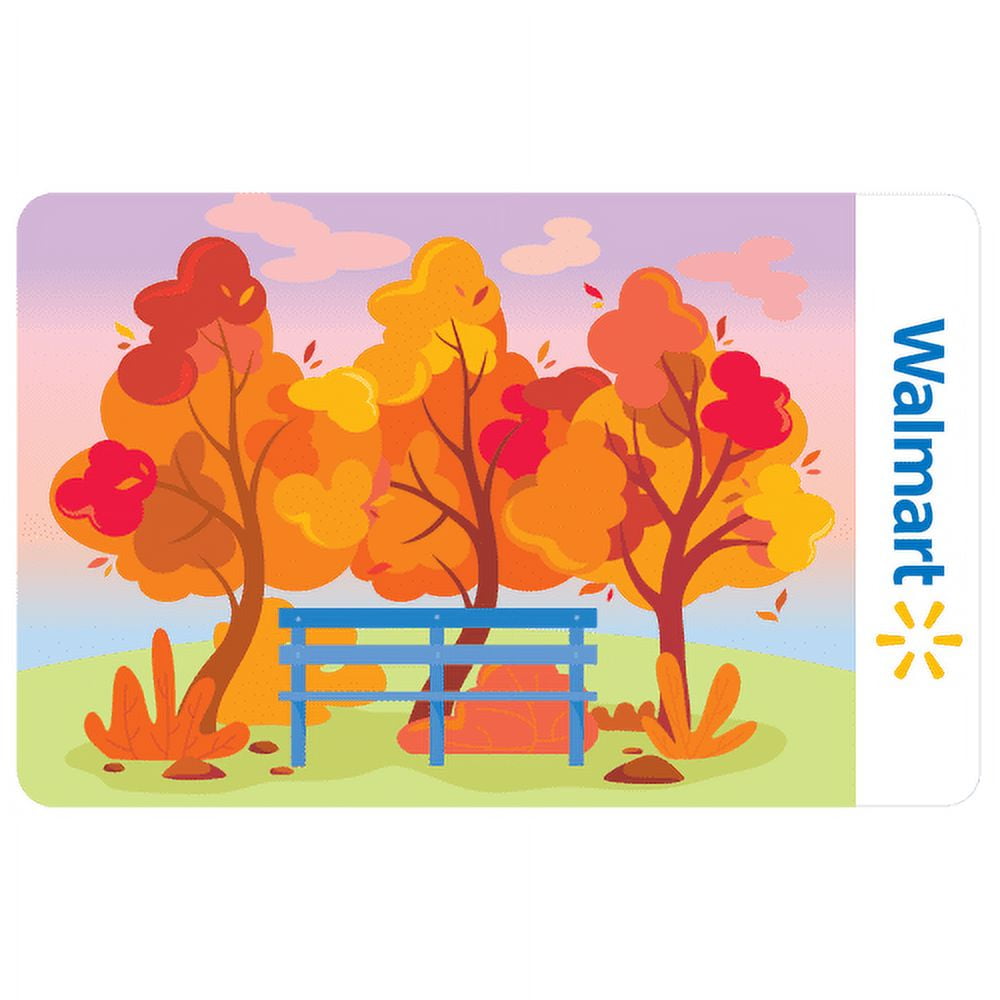 Autumn Day At the Park Walmart Gift Card