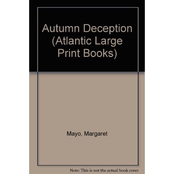 Pre-Owned Autumn Deception (Atlantic Large Print Books) Hardcover