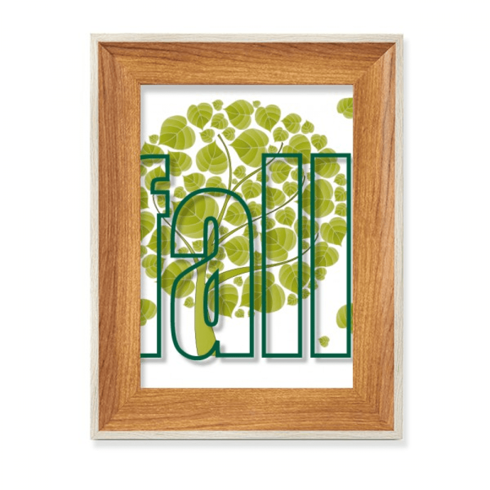 Autumn Deciduous Loving Trees Desktop Wooden Photo Frame Display ...