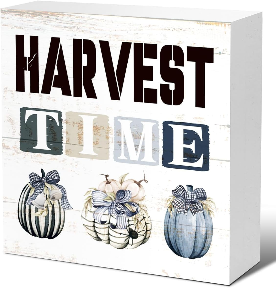 Autumn Decor Wood Block Signs I'm So Glad I Live in A World Where there ...