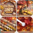 thumbnail image 1 of Autumn Decoration Thanksgiving Banner Rustic Design Religious Thanksgiving for Celebration Gathering Indoor Decoration, 1 of 9