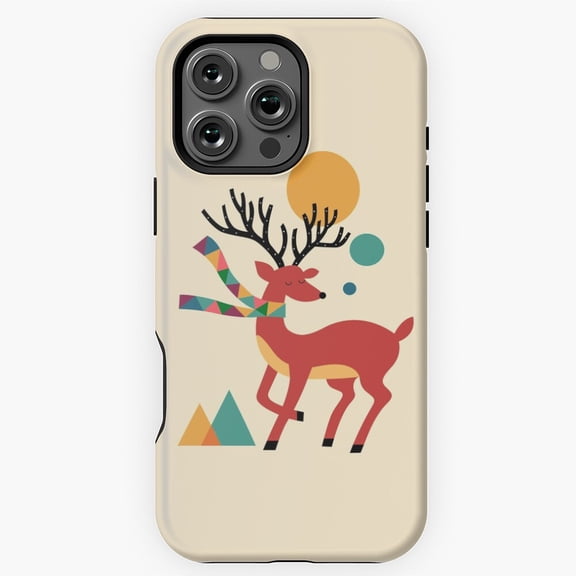 Autumn Deer Fall Season Art Phone Case for iPhone 11 12 13 14 15 16 17 Pro Max