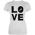 thumbnail image 1 of Autumn Deer Love Juniors Soft T Shirt White 2XL, 1 of 1