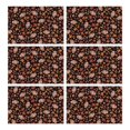 thumbnail image 1 of Autumn Dinner Placemats Set of 6, 12x18 Inch Rustic Linen Table Mats with Pumpkin and Sunflower Pattern, Washable Farmhouse Dining Decor for Thanksgiving Parties, 1 of 5