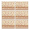 thumbnail image 1 of Autumn Dinner Placemats Set of 6, Heat Resistant Machine Washable Linen Table Mats with Pumpkin and Harvest Design, Durable Rustic Fall Dining Table Mats for Thanksgiving, 1 of 5