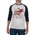 thumbnail image 1 of Autumn Don't Moose with Me Mens Soft Raglan T Shirt White-Navy MD, 1 of 1