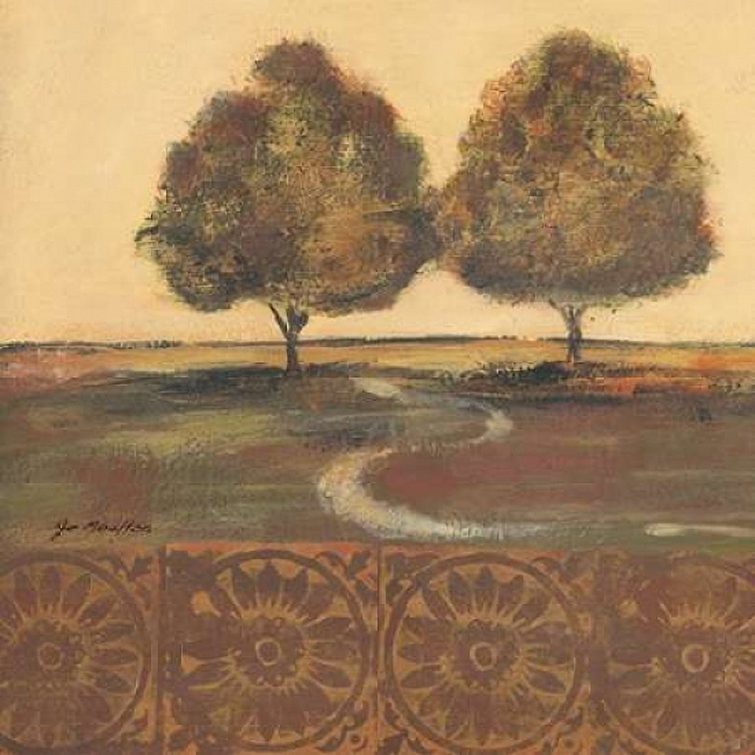 Autumn Duo Canvas Art - Jo Moulton (24 x 24)