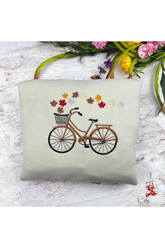 Autumn Embroidered Sweatshirt