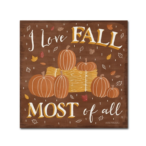 Autumn Enchantment V' Canvas Art by Laura Marshall