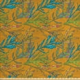 thumbnail image 1 of Ambesonne Autumn Fabric by the Yard Upholstery, Botanical Leaves Art, 2 Yards, Yellow and Multicolor, 1 of 4