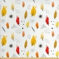 thumbnail image 1 of Ambesonne Autumn Fabric by the Yard Upholstery, Modern Art Themed Simplistic, 3 Yards, Earth Yellow Vermilion, 1 of 4