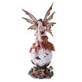 thumbnail image 1 of Autumn Fairie Sitting on Changing Color Led Orb Meadow Mushroom Fairy Statue, 1 of 5