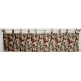 thumbnail image 1 of Autumn Fall Floral Leaves Tab Top Valances (Lined) (12 Inch Two Valance Panels), 1 of 2