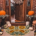 thumbnail image 1 of Autumn Fall Half Round Door Mat Welcome Entrance Mat Bath Bathroom Rug | Autumn Fall Maple Leaves Welcome Entrance Mat Anti-Slip Half Moon Bath Mat Semi Circle Rug Indoor Outdoor Kitchen Rug, 1 of 6