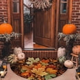 thumbnail image 1 of Autumn Fall Half Round Door Mat Welcome Entrance Mat Bath Bathroom Rug | Autumn Fall Maple Leaves Welcome Entrance Mat Anti-Slip Half Moon Bath Mat Semi Circle Rug Indoor Outdoor Kitchen Rug, 1 of 6