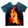 thumbnail image 1 of Autumn Fall It's Bonfire Season All Over Toddler T Shirt Multi 4T, 1 of 2