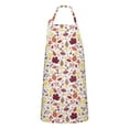thumbnail image 1 of Autumn Fall Leaves Pattern Apron-Garden Aprons for Women with Pockets-Cotton Linen Waterproof Kitchen Cooking Gardening Aprons Adjustable for Kitchen,Cooking,BBQ and Salon 33"x27", 1 of 7