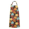 thumbnail image 1 of Autumn Fall Leaves Pattern Apron-Garden Aprons for Women with Pockets-Cotton Linen Waterproof Kitchen Cooking Gardening Aprons Adjustable for Kitchen,Cooking,BBQ and Salon 33"x27", 1 of 7